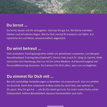Mental Fit, Schwarzwald *